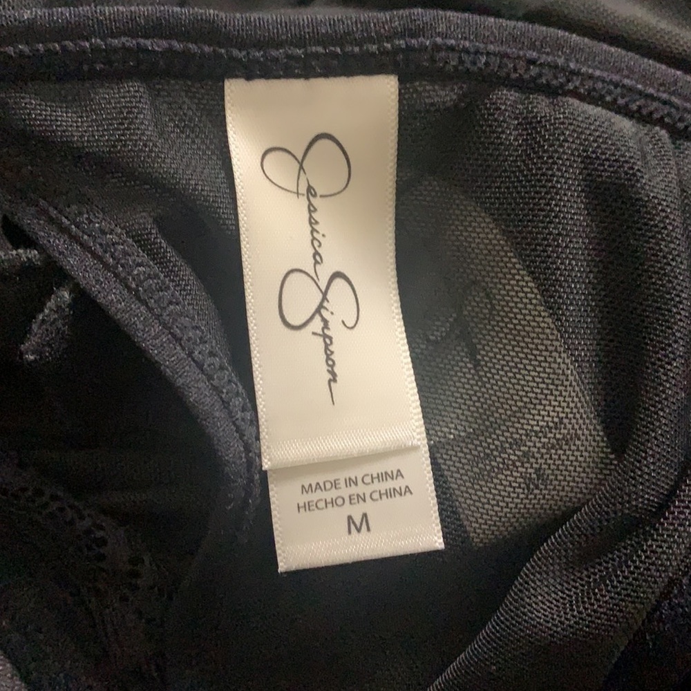 Jessica Simpson New With Tags Sheer Lacy Nighty Thing Set Padded Bra Size Medium - Picture 7 of 13